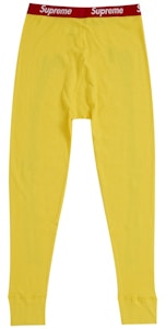 シュプリーム ハインズ ボーンズ サーマルパンツ FW25 (1パック) イエロー Lookbook シュプリーム ハインズ ボーンズ サーマルパンツ FW25 (1パック) イエロー