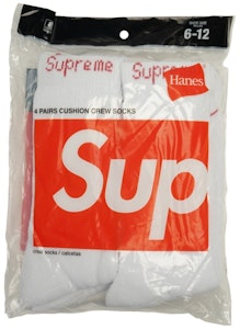 Kaos Kaki Putih Supreme Hanes Crew (4 Pack) Buy Kaos Kaki Putih Supreme Hanes Crew (4 Pack)