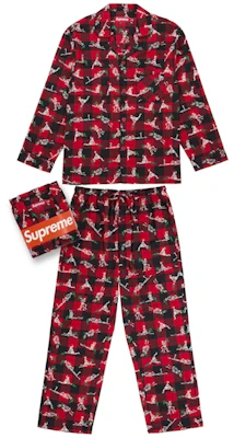 Supreme Hanes 节日睡衣套装 红色 Buy Supreme Hanes 节日睡衣套装 红色