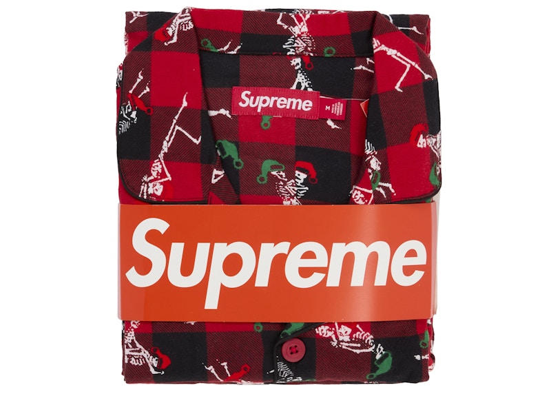 Order Supreme Hanes 节日睡衣套装 红色