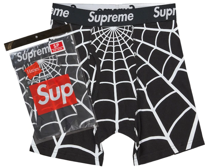 supreme-hanes-spider-man-boxer-briefs-2-pack-black