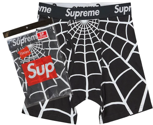 Supreme Hanes Spider-Man Boxer Briefs (2 Pack) Hitam Lelaki Buy Supreme Hanes Spider-Man Boxer Briefs (2 Pack) Hitam Lelaki