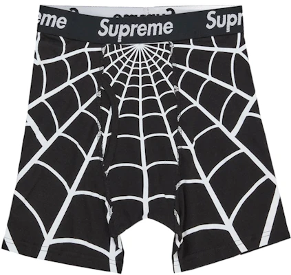 Supreme Hanes Spider-Man Boxer Briefs (2 Pack) Hitam Lelaki Order Supreme Hanes Spider-Man Boxer Briefs (2 Pack) Hitam Lelaki