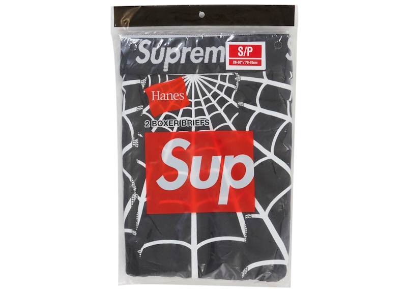 Lookbook Supreme Hanes Spider-Man Boxer Briefs (2 Pack) Hitam Lelaki