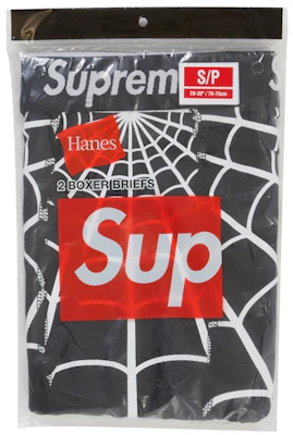 Supreme Hanes Spider-Man Boxer Briefs (2 Pack) Hitam Lelaki Lookbook Supreme Hanes Spider-Man Boxer Briefs (2 Pack) Hitam Lelaki