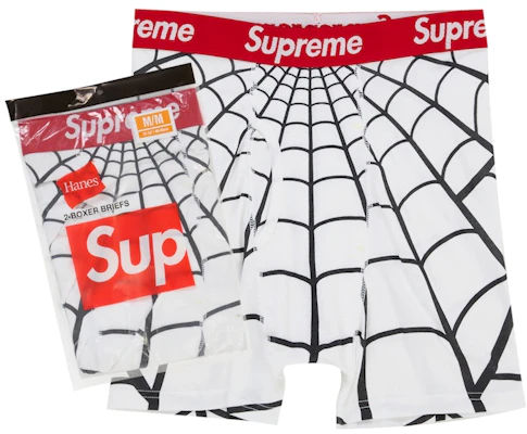 Supreme Hanes Spider-Man Boxer Briefs (2 Pek) Putih Buy Supreme Hanes Spider-Man Boxer Briefs (2 Pek) Putih