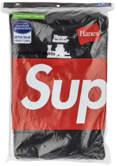supreme-hanes-tagless-3-pack-tees-black