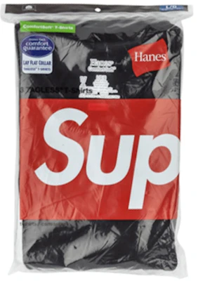 Supreme Hanes Baju Hitam Tanpa Tag (Pek 3). Buy Supreme Hanes Baju Hitam Tanpa Tag (Pek 3).