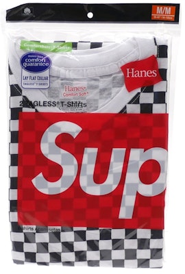 Supreme Hanes Camisetas Sin Etiqueta (Pack de 2) Cuadros Buy Supreme Hanes Camisetas Sin Etiqueta (Pack de 2) Cuadros