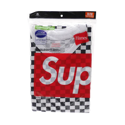 Supreme Hanes Tagless Tees (2 Pack) Checkered