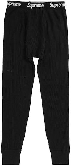 supreme-hanes-thermal-pant-1-pack-black