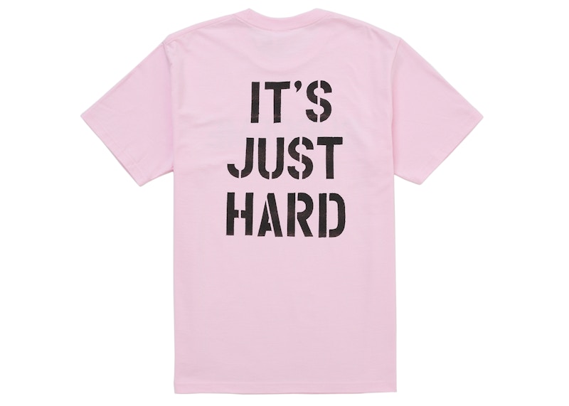 Order Supreme Hard Tee Light Pink