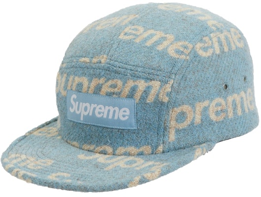 Supreme Harris Tweed Camp Cap Biru Muda Buy Supreme Harris Tweed Camp Cap Biru Muda