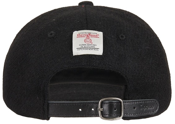 Supreme Harris Tweed Logo Klasik 6-Panel Hitam Order Supreme Harris Tweed Logo Klasik 6-Panel Hitam