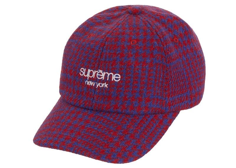 Supreme Harris Tweed Classic Logo 6-Panel Royal Multi