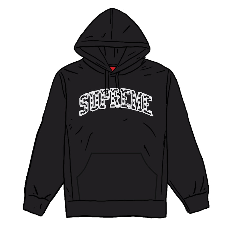 Buy Supreme Hearts Arc Hoodie Hitam