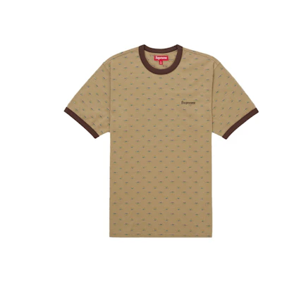 Supreme Hearts Intarsia Ringer Tee Brown