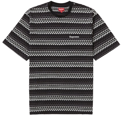 Supreme Hati Jacquard S/S Top Hitam Buy Supreme Hati Jacquard S/S Top Hitam