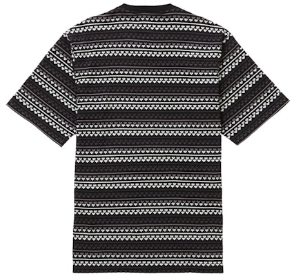 Supreme Hati Jacquard S/S Top Hitam Order Supreme Hati Jacquard S/S Top Hitam