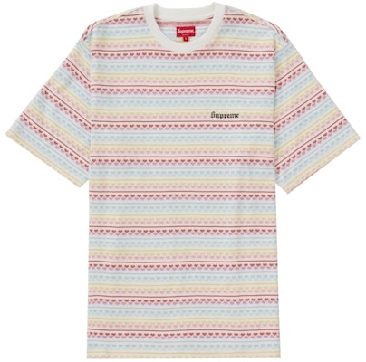 至高無上的愛心提花短袖上衣 白色 Buy 至高無上的愛心提花短袖上衣 白色