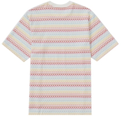 至高無上的愛心提花短袖上衣 白色 Order 至高無上的愛心提花短袖上衣 白色