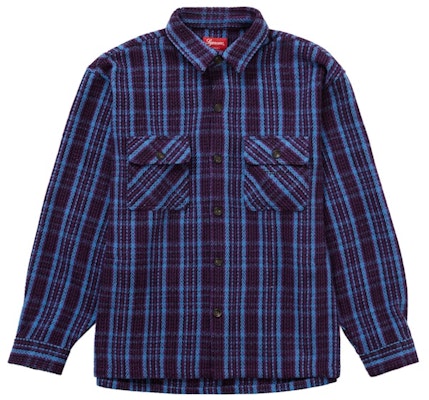 Supreme Heavy Flannel Shirt Dark Plum Buy Supreme Heavy Flannel Shirt Dark Plum