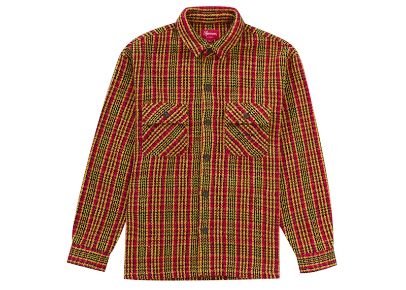 Supreme Heavy Flannel Shirt Gold