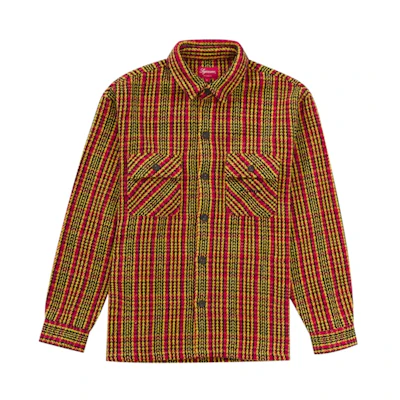 Supreme Heavy Flannel Shirt Gold