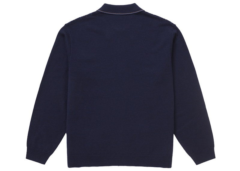 Order Cárdigan Azul Marino en Espiguilla Supreme