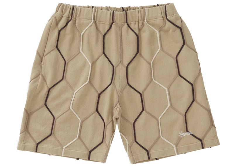 Supreme Hex Knit Short Tan