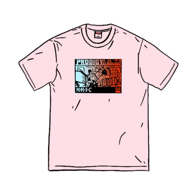 Supreme HNIC Tee Light Pink