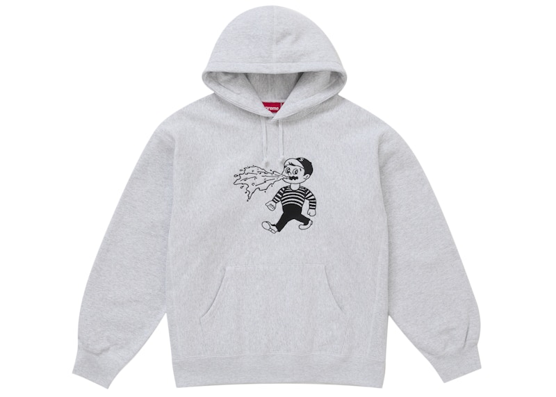 Supreme Homerun Hooded Sweatshirt Heather Grey