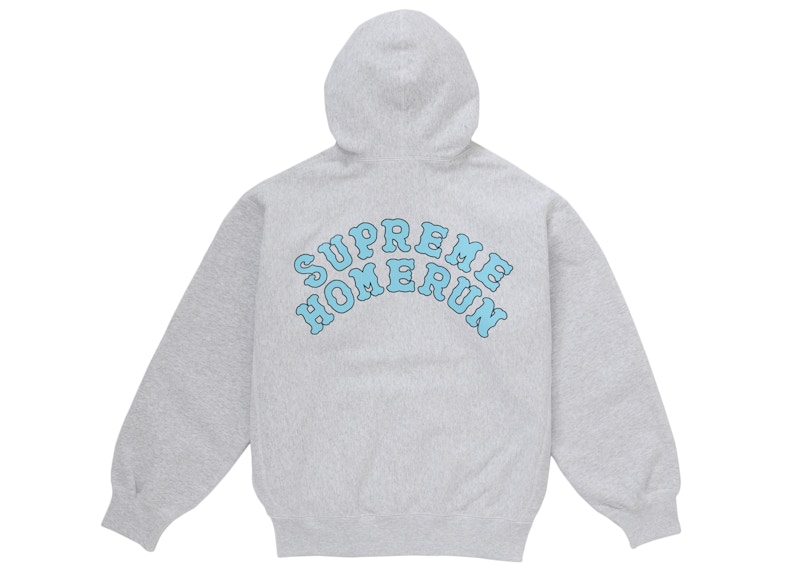 Supreme Homerun Hooded Sweatshirt Heather Grey 圖 2