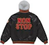 Lookbook Supreme Homerun Satin Hooded Varsity Jacket Hitam