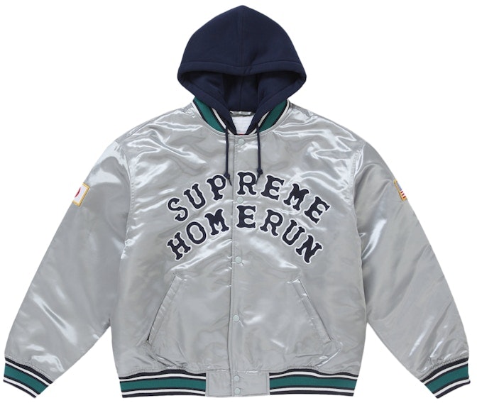 supreme-homerun-satin-hooded-varsity-jacket-silver