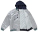 Order Supreme Homerun 缎面连帽银色棒球夹克