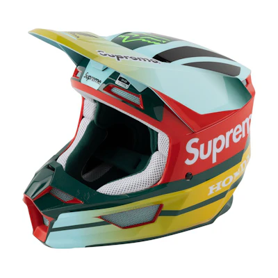 Supreme Honda Fox Racing V1 Polycarbonate Motorcycle Helmet SU7982