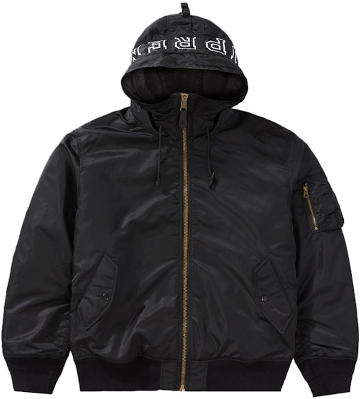 supreme-hooded-ma-1-black