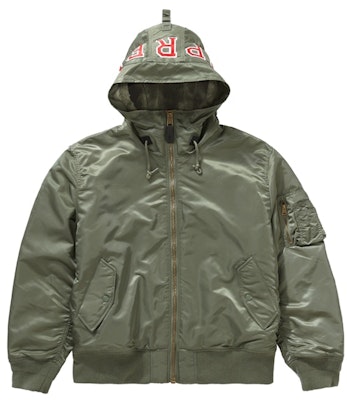 Supreme Hooded MA-1 Olive Buy Supreme Hooded MA-1 Olive