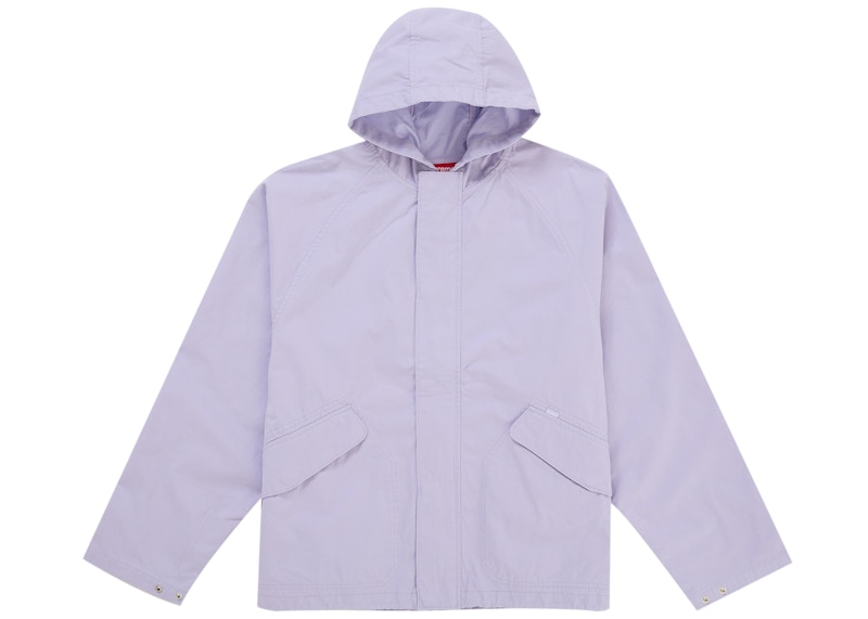 Supreme Hooded Raglan Jacket Lilac