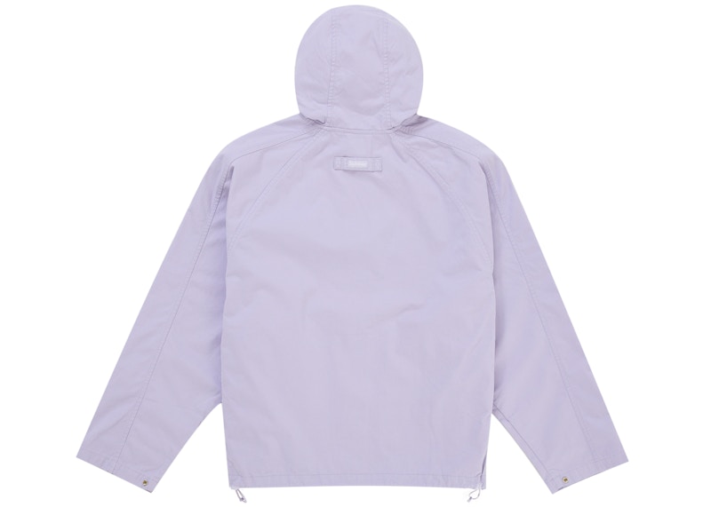 Lookbook Supreme 连帽套袖夹克 紫丁香色