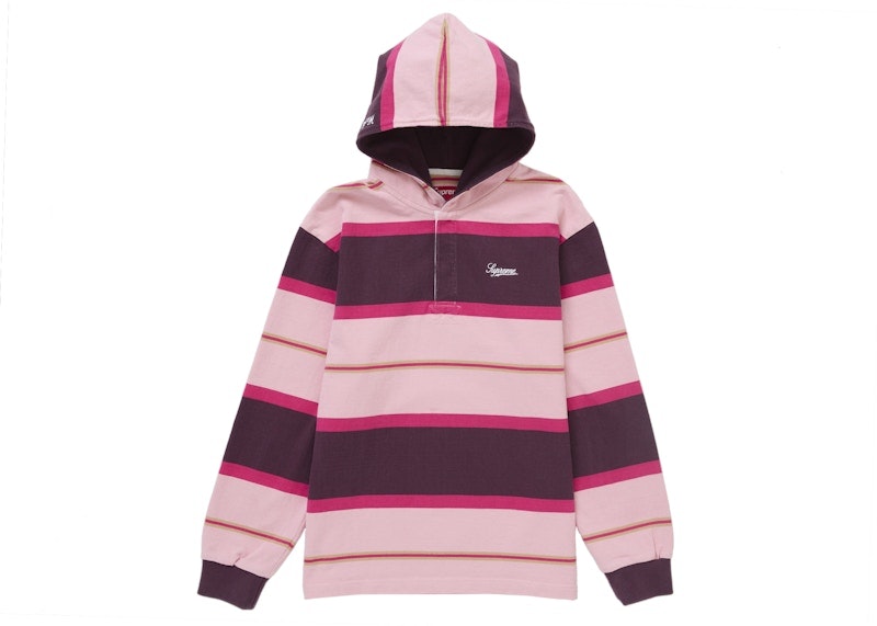 supreme-hooded-rugby-pink