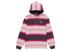 Supreme Hooded Rugby Pink Supreme Hooded Rugby Pink