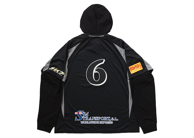 Order Supreme Jersey de Fútbol con Capucha Negro