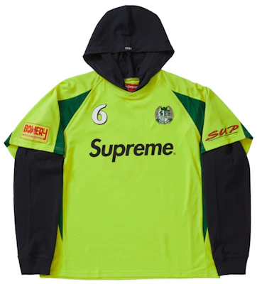 Jersey de Fútbol Supreme con Capucha Verde Brillante Buy Jersey de Fútbol Supreme con Capucha Verde Brillante