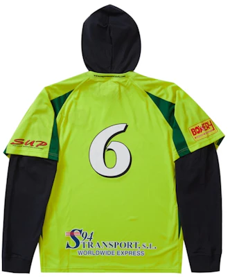 Jersey de Fútbol Supreme con Capucha Verde Brillante Order Jersey de Fútbol Supreme con Capucha Verde Brillante
