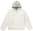 Buy Chaqueta Varsity de Sarga con Capucha Supreme Blanca