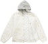 Order Chaqueta Varsity de Sarga con Capucha Supreme Blanca