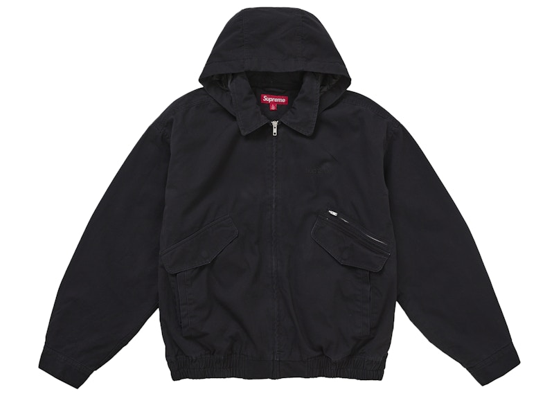 Supreme Hooded Utility Jacket Black