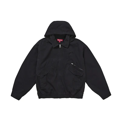 Supreme Hooded Utility Jacket Black